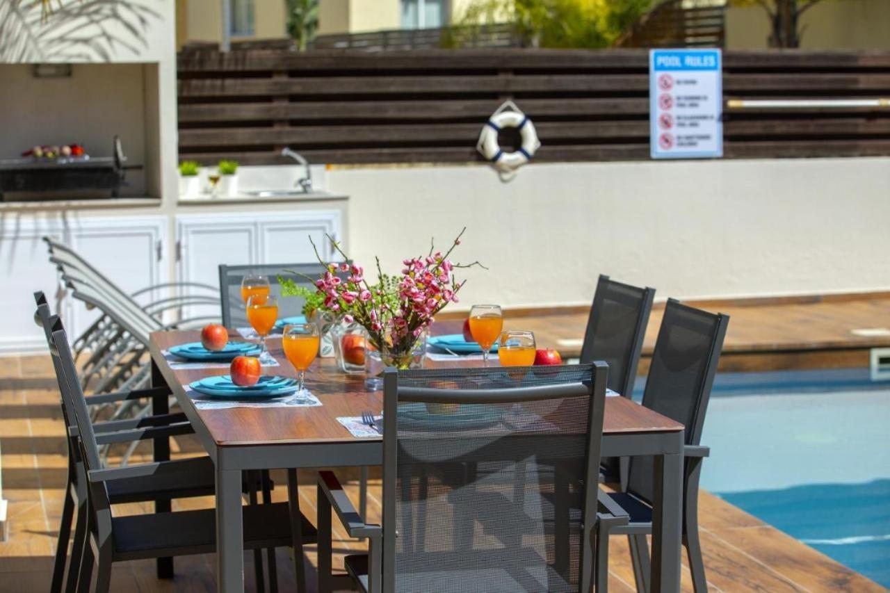 Tsokkos Family Villa - Pool Garden 2' Walk To Beach Protaras Ngoại thất bức ảnh