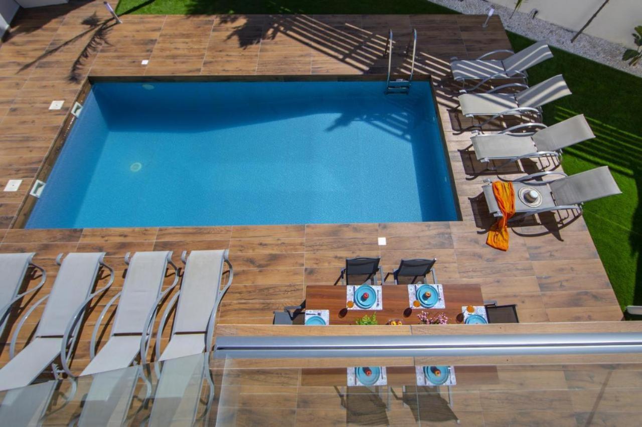 Tsokkos Family Villa - Pool Garden 2' Walk To Beach Protaras Ngoại thất bức ảnh